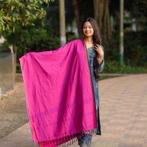 Ladies shwle/chador- purple colour - Image 4