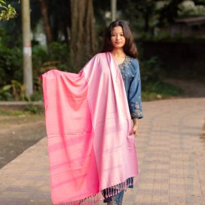 Ladies shwle/chador-Deep pink - Image 4
