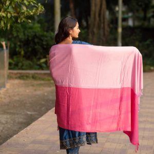 Ladies shwle/chador-Deep pink - Image 3