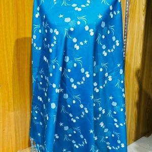 Ladies shawls - Blue color - Image 2