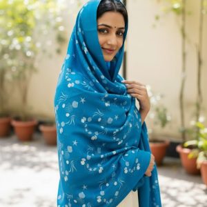 Ladies shawls - Blue color - Image 1