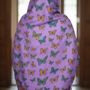 Ladies shawls- purple colour - Image 3